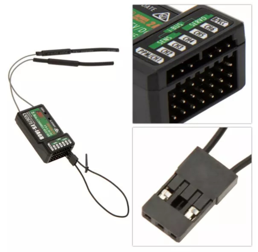 FS-IA6B Receiver Black Wire? - Help - DroneTrest