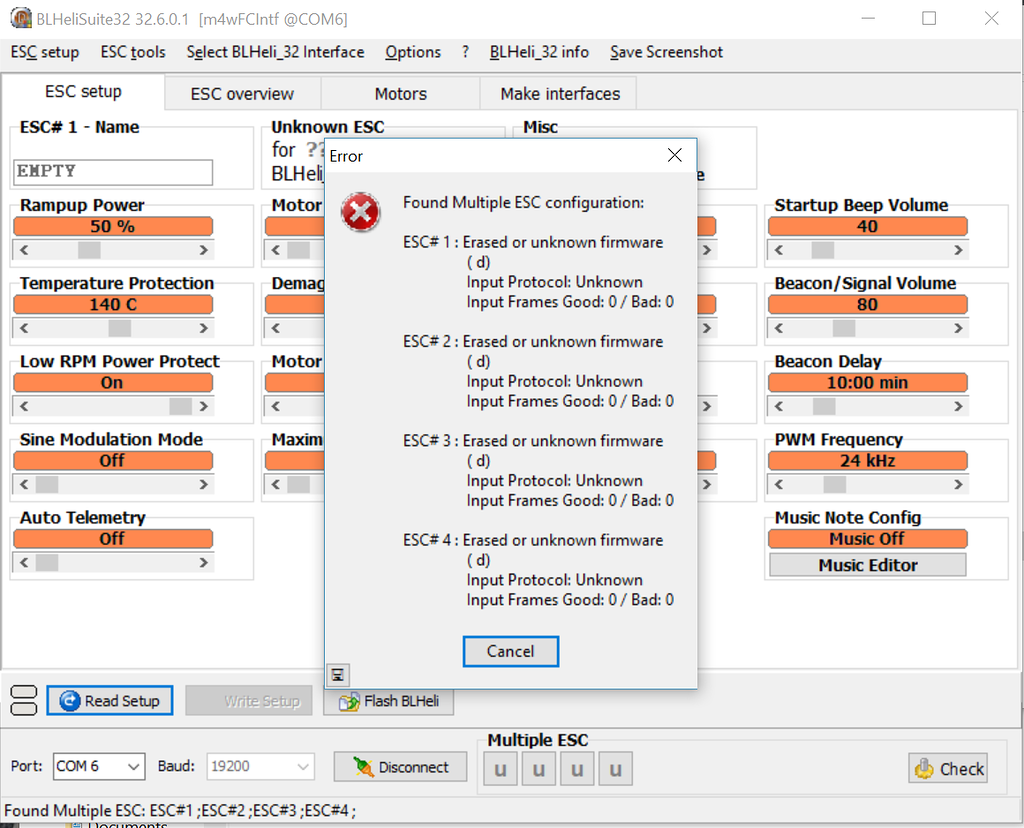 Multi find. Blhelisuite. blhelisuite multipleesc mode 14.3.0.2 and later.