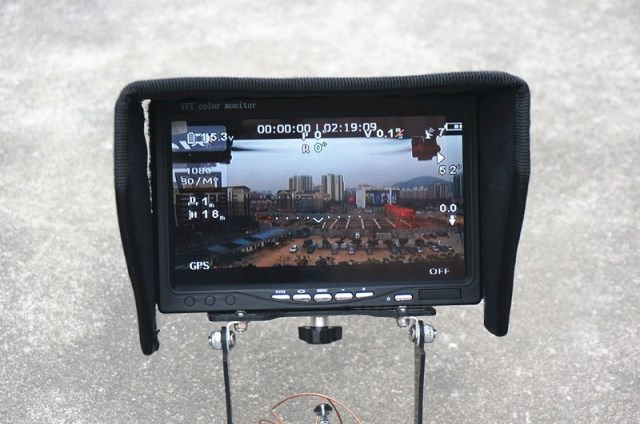 Drone with monitor new arrivals